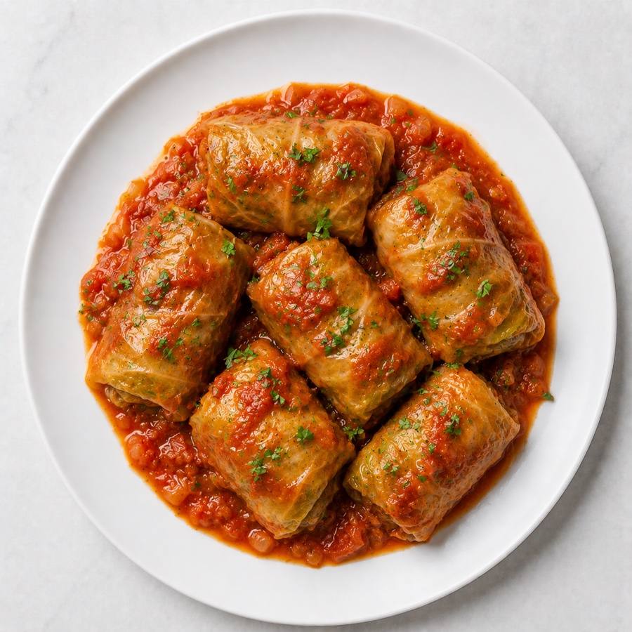 Cabbage rolls (lighter)