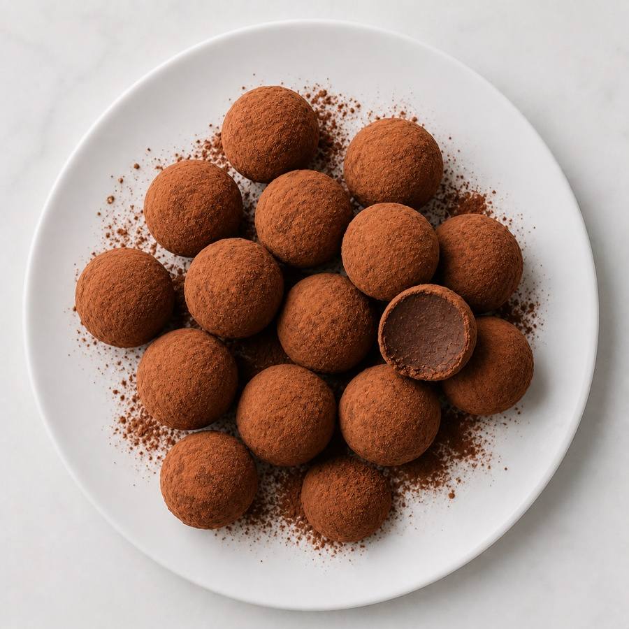 Cocoa truffles